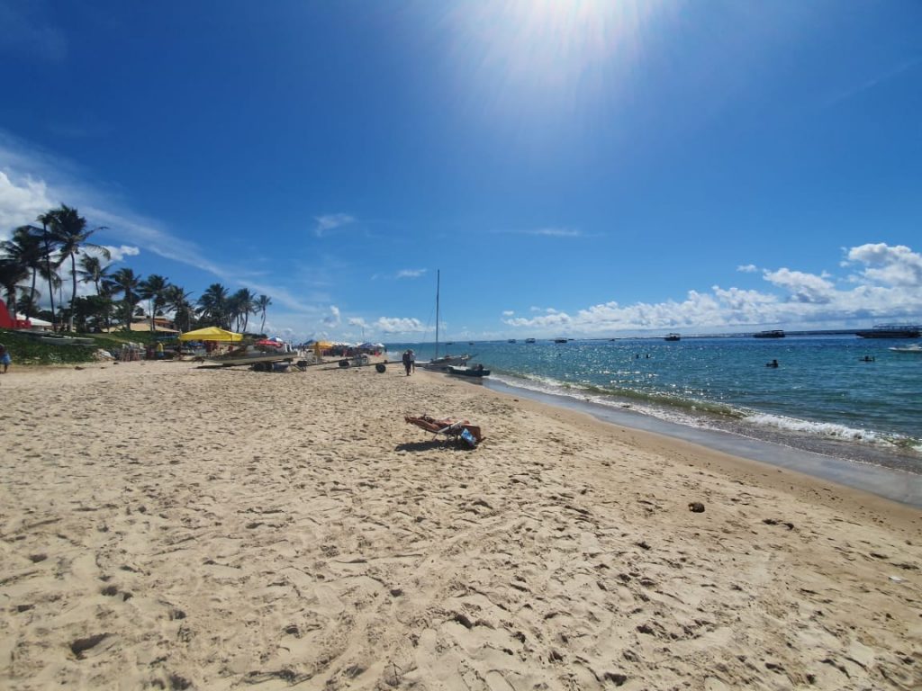 uma praia para toda a família