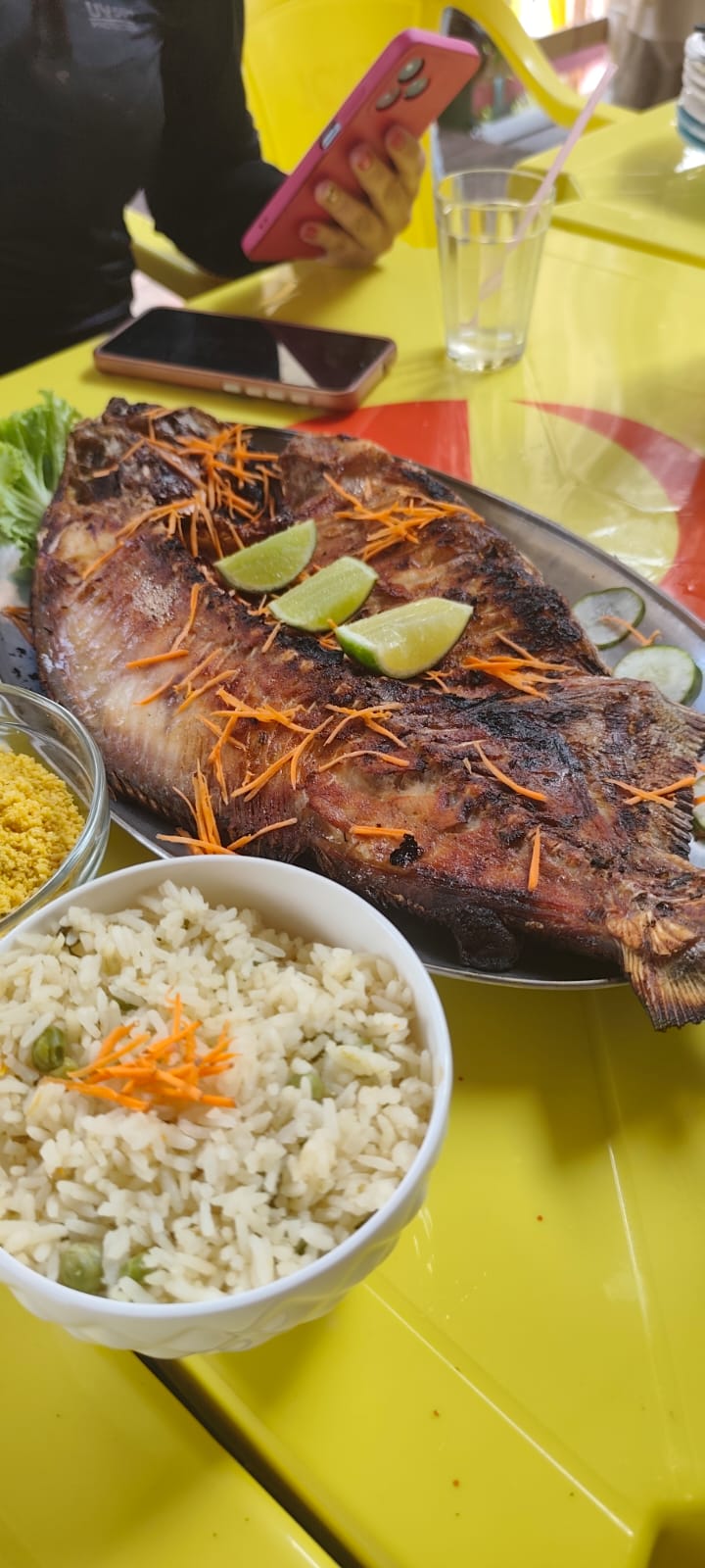 peixe servido na ilha Ilha do Combu em Belém do Pará, destino amazônico com passeio de barco e restaurantes ribeirinhos
